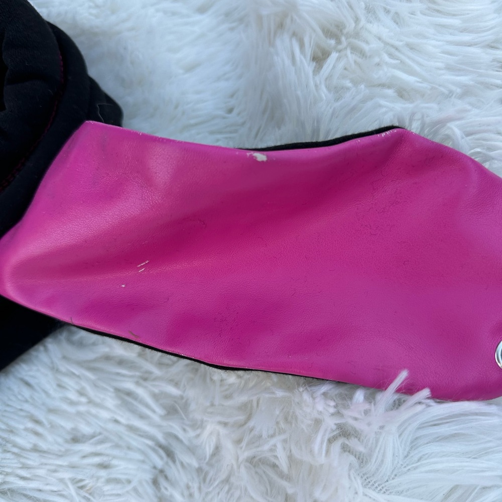 Dolls Kill Black and Pink Hooded Jacket - Picture 4 of 7
